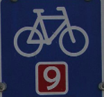 Radweg Berlin-Kopenhagen Zeichen Schild daenemark